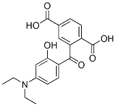 2-[4-(Diethylamino)-2-hydroxybenzoyl]-1,4-benzenedicarboxylic acid CAS#: 52716-31-1