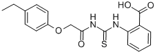 2-[[[[(4-ETHYLPHENOXY)ACETYL]AMINO]THIOXOMETHYL]AMINO]-BENZOIC ACID CAS#: 433943-41-0