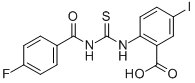 2-[[[(4-FLUOROBENZOYL)AMINO]THIOXOMETHYL]AMINO]-5-IODO-BENZOIC ACID CAS#: 532978-32-8