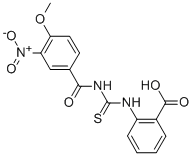 2-[[[(4-METHOXY-3-NITROBENZOYL)AMINO]THIOXOMETHYL]AMINO]-BENZOIC ACID CAS#: 433706-24-2