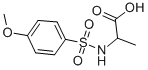 2-(4-METHOXY-BENZENESULFONYLAMINO)-PROPIONIC ACID CAS#: 59724-73-1