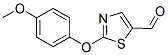 2-(4-METHOXYPHENOXY)-1,3-THIAZOLE-5-CARBALDEHYDE CAS#: 478081-25-3