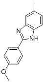 2-(4-METHOXYPHENYL)-5-METHYL-1H-BENZO[D]IMIDAZOLE CAS#: 53314-16-2