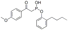 [2-(4-Methoxyphenyl)-2-oxoethyl]phosphonous acid butylphenyl ester CAS#: 55670-27-4