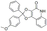 2-(4-Methoxyphenyl)-2-phenyl-1,3-dioxolo[4,5-c]quinolin-4(5H)-one CAS#: 54616-40-9
