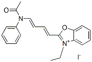 2-[4-(acetylphenylamino)buta-1,3-dienyl]-3-ethylbenzoxazolium iodide CAS#: 5217-54-9