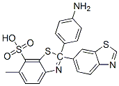 2-(4-aminophenyl)-6-methyl[2,6'-bibenzothiazole]-7-sulphonic acid CAS#: 5855-97-0