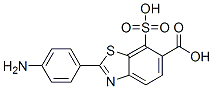 2-(4-aminophenyl)-7-sulfobenzo[d]thiazole-6-carboxylicacid CAS#: 5855-95-8