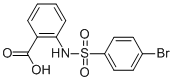 2-(((4-bromophenyl)sulfonyl)amino)-benzoicaci CAS#: 51012-29-4