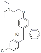 2-(4-chlorophenyl)-1-[4-(2-diethylaminoethoxy)phenyl]-1-phenyl-ethanol CAS#: 47642-02-4