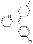 2-[(4-chlorophenyl)-(1-methyl-4-piperidylidene)methyl]pyridine CAS#: 5781-37-3