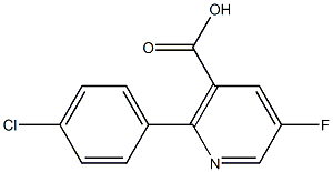 2-(4-chlorophenyl)-5-fluoronicotinic acid CAS#: 537713-37-4