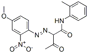 2-[(4-methoxy-2-nitrophenyl)azo]-3-oxo-N-(o-tolyl)butyramide CAS#: 6371-96-6