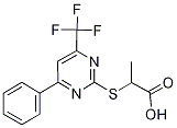 2-{[4-phenyl-6-(trifluoromethyl)pyrimidin-2-yl]thio}propanoic acid CAS#: 505054-76-2