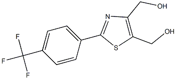 {2-[4-(trifluoroMethyl)phenyl]-1,3-thiazole-4,5-diyl}diMethanol CAS#: 444615-64-9