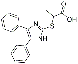 2-[(4,5-DIPHENYL-1H-IMIDAZOL-2-YL)THIO]PROPANOIC ACID CAS#: 50677-46-8