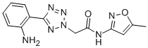 2-[5-(2-AMINO-PHENYL)-TETRAZOL-2-YL]-N-(5-METHYL-ISOXAZOL-3-YL)-ACETAMIDE CAS#: 436093-06-0