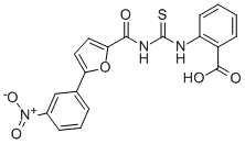 2-[[[[[5-(3-NITROPHENYL)-2-FURANYL]CARBONYL]AMINO]THIOXOMETHYL]AMINO]-BENZOIC ACID CAS#: 532953-59-6