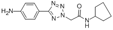 2-[5-(4-AMINO-PHENYL)-TETRAZOL-2-YL]-N-CYCLOPENTYL-ACETAMIDE CAS#: 436092-98-7
