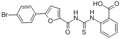 2-[[[[[5-(4-BROMOPHENYL)-2-FURANYL]CARBONYL]AMINO]THIOXOMETHYL]AMINO]-BENZOIC ACID CAS#: 462602-25-1