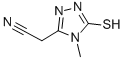 2-(5-MERCAPTO-4-METHYL-4H-1,2,4-TRIAZOL-3-YL)ACETONITRILE CAS#: 59682-60-9