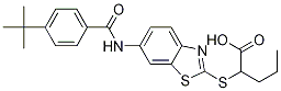 2-(6-(4-tert-butylbenzaMido)benzo[d]thiazol-2-ylthio)pentanoic acid CAS#: 445422-34-4