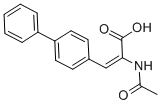 2-ACETAMIDO-3-(4-BIPHENYL)ACRYLIC ACID CAS#: 599178-66-2
