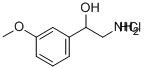 2-AMINO-1-(3-METHOXY-PHENYL)-ETHANOL HCL CAS#: 53517-14-9