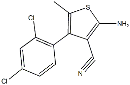 2-AMINO-4-(2,4-DICHLOROPHENYL)-5-METHYLTHIOPHENE-3-CARBONITRILE CAS#: 519016-78-5