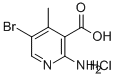 2-AMINO-5-BROMO-4-METHYL NICOTINIC ACID HCL CAS#: 59414-89-0