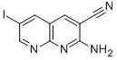 2-AMINO-6-IODO-[1,8]NAPHTHYRIDINE-3-CARBONITRILE CAS#: 578007-69-9