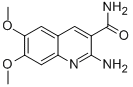 2-AMINO-6,7-DIMETHOXY-QUINOLINE-3-CARBOXYLIC ACID AMIDE CAS#: 55149-43-4