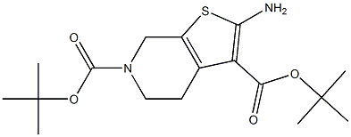 2-AMino-4,7-dihydro-5H-thieno[2,3-c]pyridine-3,6-dicarboxylic acid di-tert-butyl ester CAS#: 474843-69-1