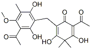 2-Acetyl-6-[(3-acetyl-2,6-dihydroxy-4-methoxy-5-methylphenyl)methyl]-3,5-dihydroxy-4,4-dimethyl-2,5-cyclohexadien-1-one CAS#: 53526-70-8