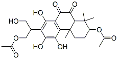 2-(Acetyloxy)-7-[2-(acetyloxy)-1-(hydroxymethyl)ethyl]-1,2,3,4,4a,10a-hexahydro-5,6,8-trihydroxy-1,1,4a-trimethylphenanthrene-9,10-dione CAS#: 51787-38-3