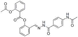 2-Acetyloxybenzoic acid 2-[[2-[4-(acetylamino)benzoyl]hydrazono]methyl]phenyl ester CAS#: 55901-28-5