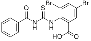 2-[[(BENZOYLAMINO)THIOXOMETHYL]AMINO]-3,5-DIBROMO-BENZOIC ACID CAS#: 532414-53-2