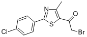 2-BROMO-1-[2-(4-CHLOROPHENYL)-4-METHYL-1,3-THIAZOL-5-YL]-1-ETHANONE CAS#: 54001-36-4