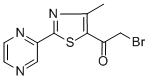 2-BROMO-1-[4-METHYL-2-(2-PYRAZINYL)-1,3-THIAZOL-5-YL]-1-ETHANONE CAS#: 423768-43-8