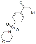 2-BROMO-1-[4-(MORPHOLIN-4-YLSULFONYL)PHENYL]ETHANONE CAS#: 58760-59-1