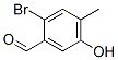 2-BROMO-5-HYDROXY-4-METHYLBENZALDEHYDE CAS#: 57295-31-5