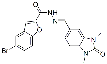 2-Benzofurancarboxylicacid,5-bromo-,[(2,3-dihydro-1,3-dimethyl-2-oxo-1H-benzimidazol-5-yl)methylene]hydrazide(9CI) CAS#: 577984-49-7
