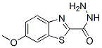 2-Benzothiazolecarboxylicacid,6-methoxy-,hydrazide(9CI) CAS#: 478165-98-9