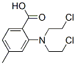 2-[Bis(2-chloroethyl)amino]-p-toluic acid CAS#: 6009-97-8