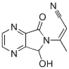 2-Butenenitrile, 3-(5,7-dihydro-5-hydroxy-7-oxo-6H-pyrrolo[3,4-b]pyrazin-6-yl)- (9CI) CAS#: 404340-71-2