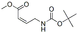 2-Butenoicacid,4-[[(1,1-dimethylethoxy)carbonyl]amino]-,methylester,(2Z)- CAS#: 479672-37-2