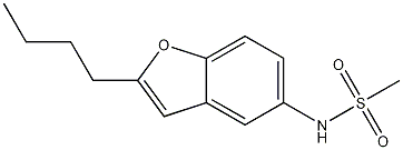 2-Butyl-5-[methanesulfonamido]benzofuran CAS#: 437652-07-8