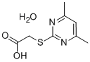 2-(CARBOXYMETHYLTHIO)-4,6-DIMETHYLPYRIMIDINE MONOHYDRATE CAS#: 55749-30-9