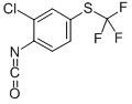 2-CHLORO-1-ISOCYANATO-4-TRIFLUOROMETHYLSULFANYL-BENZENE CAS#: 55225-89-3