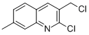 2-CHLORO-3-(CHLOROMETHYL)-7-METHYLQUINOLINE CAS#: 521915-96-8